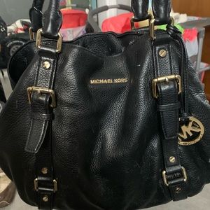 Michael Kors Soft Black Leather Bag